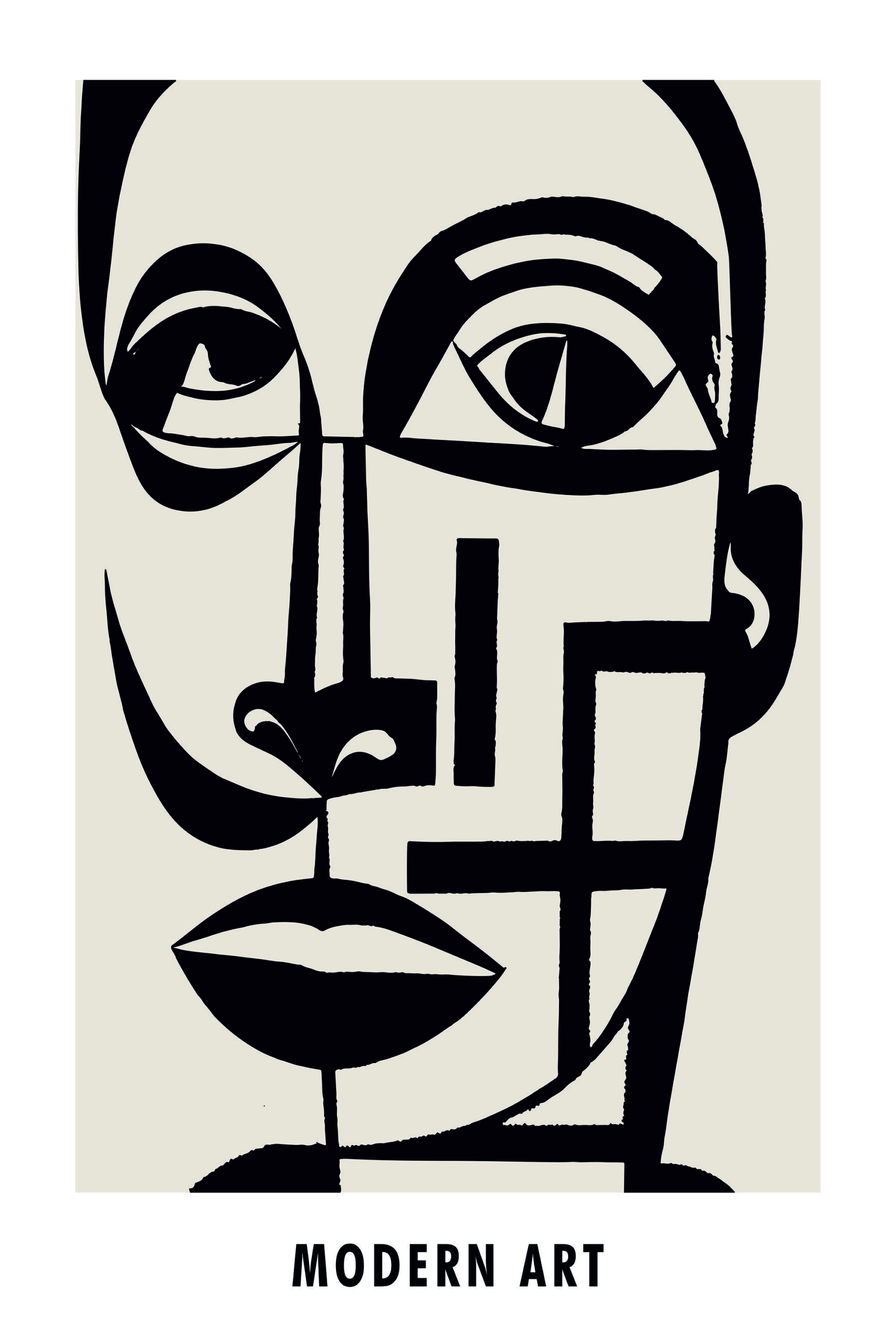 11819301589.jpg Набор постеров интерьерных на стену 60х90 см "Modern art" — изображение 6